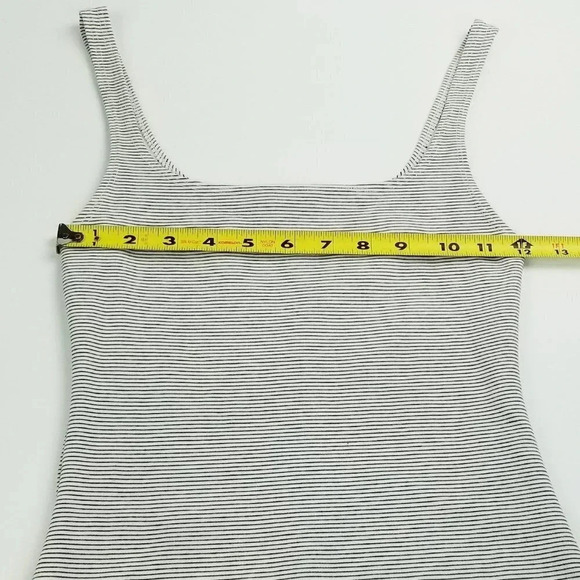 Zara Trafaluc Size Small Black White Stripe Pull On Knee High Women's Tank Dress - Picture 2 of 8